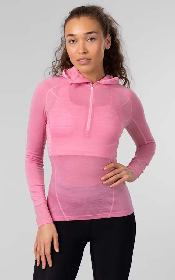 Johaug Lithe Tech-Wool pulover s kapuco - ženski