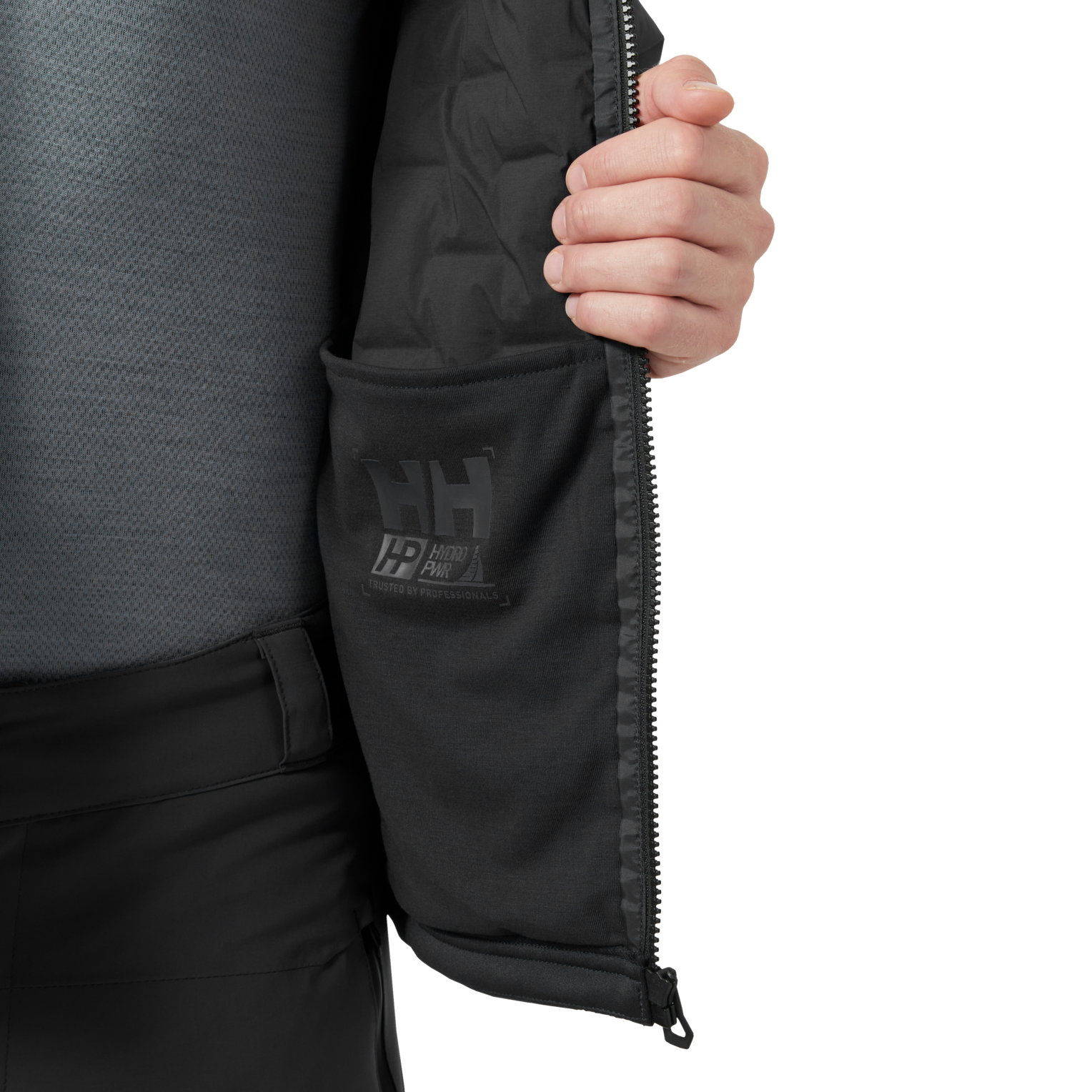 Helly Hansen HP HYBRID STRETCH HOODED INS - moška izolator jakna s kapuco
