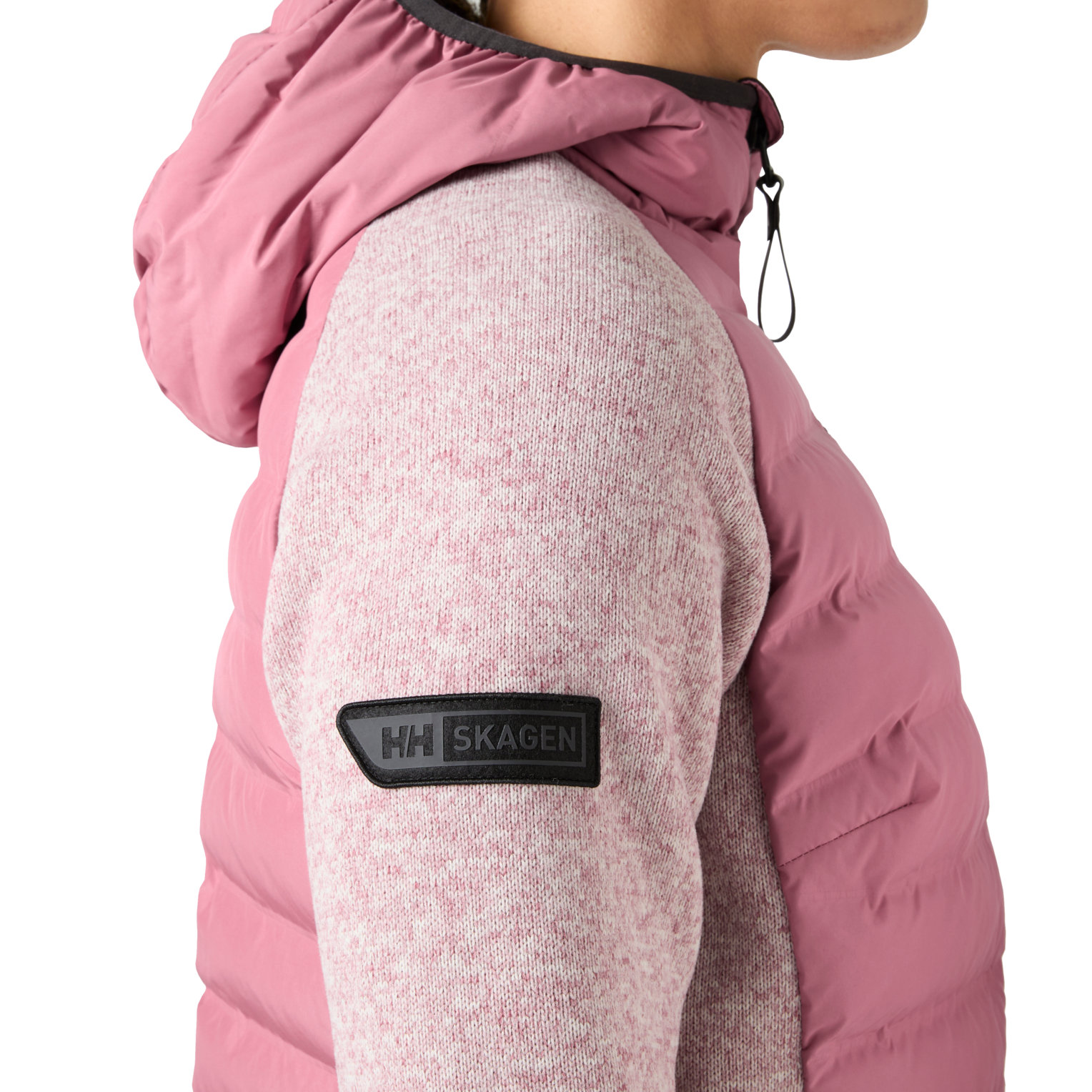 Helly Hansen W SKAGEN HYBRID KNIT INSULATOR - ženska izolator jakna s kapuco