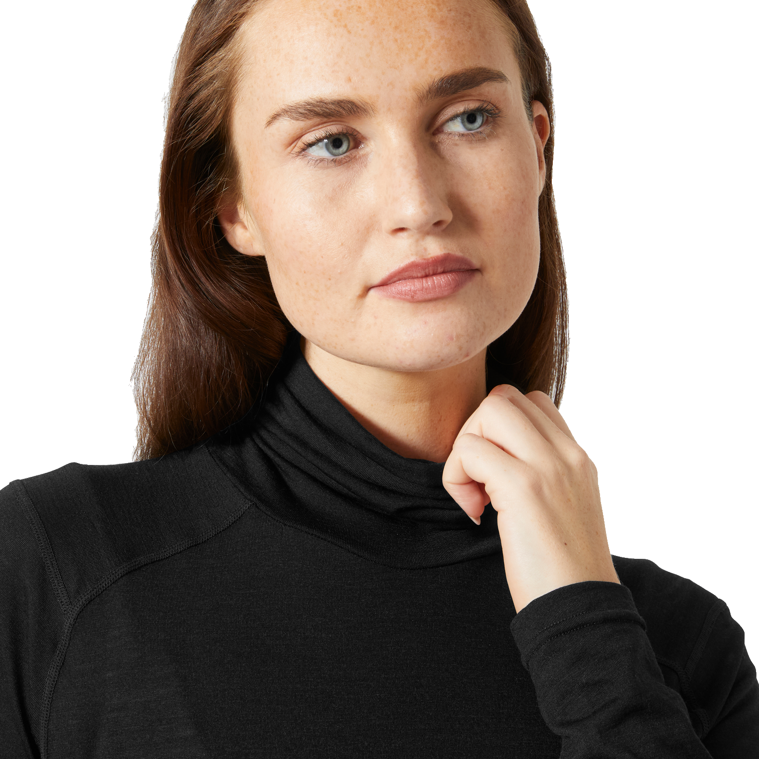 Helly Hansen W HH DURAWOOL HIGH NECK LS - ženska športna majica