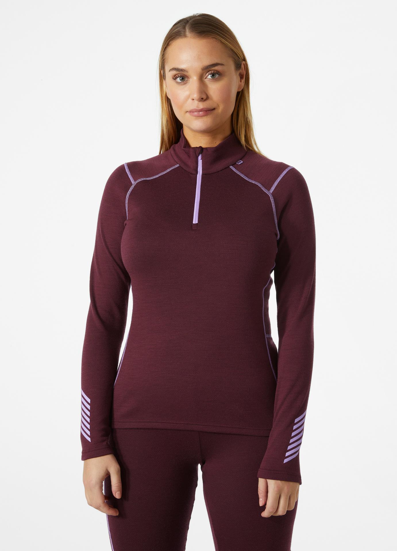 Helly Hansen Lifa Merino Midweight 1/2 Zip majica - ženske