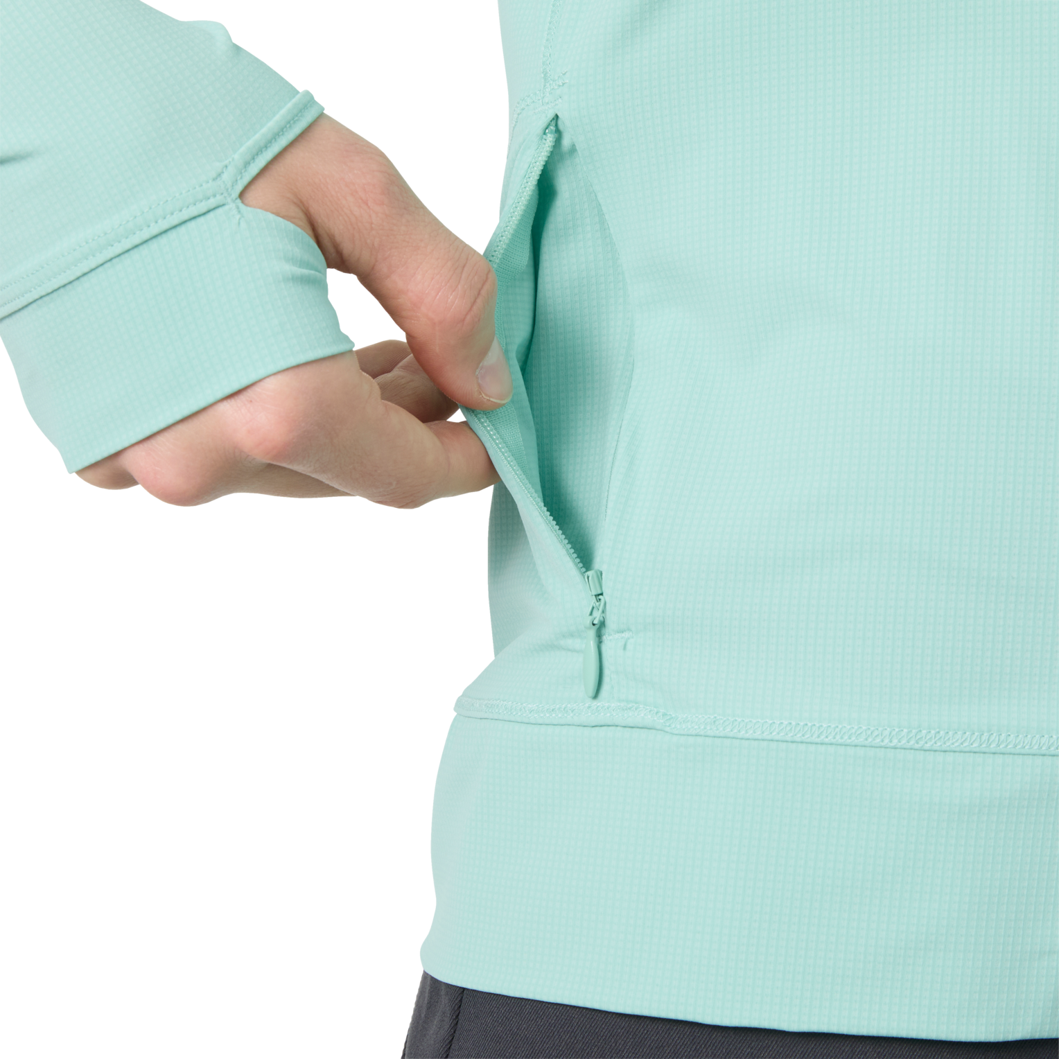 Helly Hansen W SHINE SOLEN 1/2 ZIP HOODIE - ženska majica s kapuco