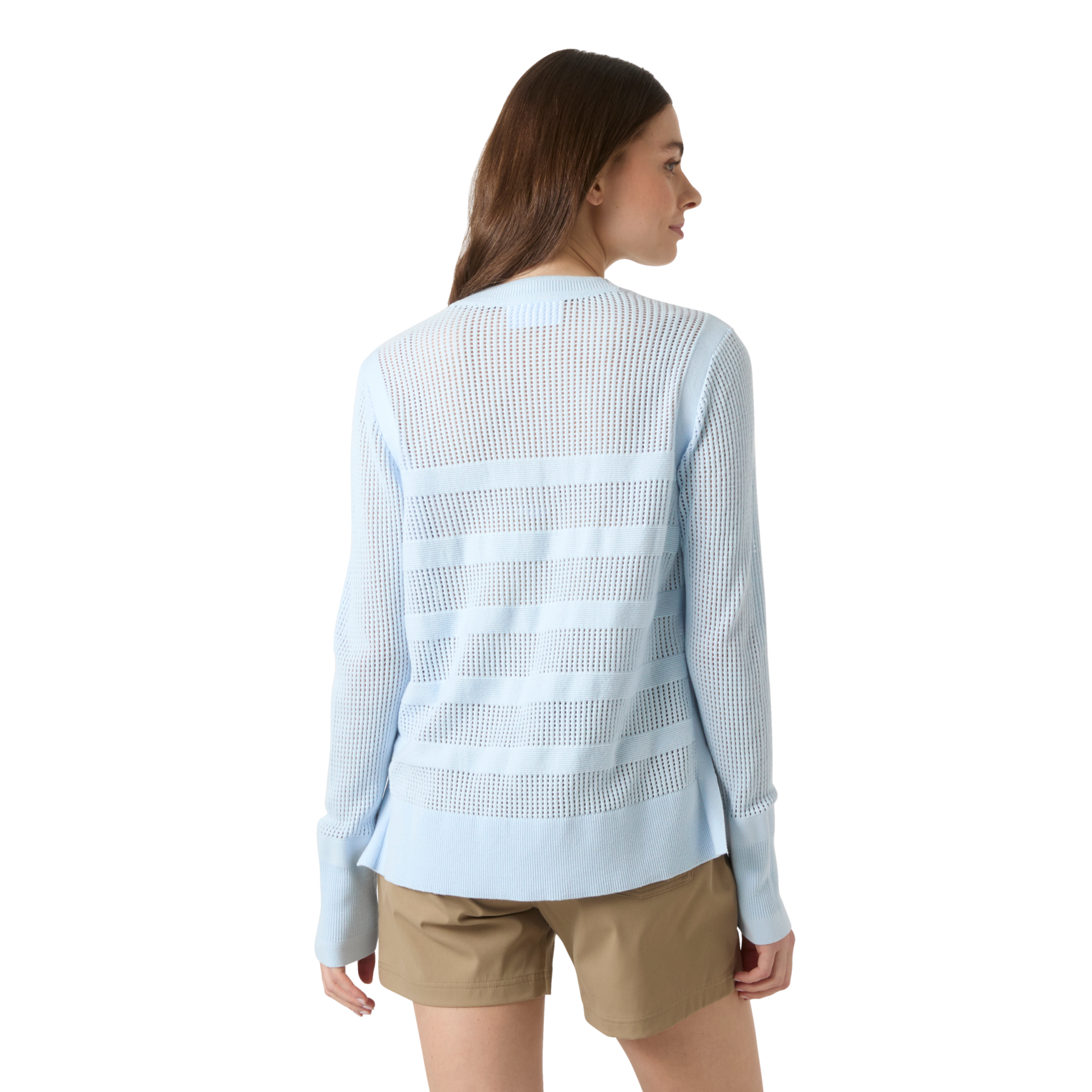 Helly Hansen W SALT KNIT SWEATER - ženski črtast pulover