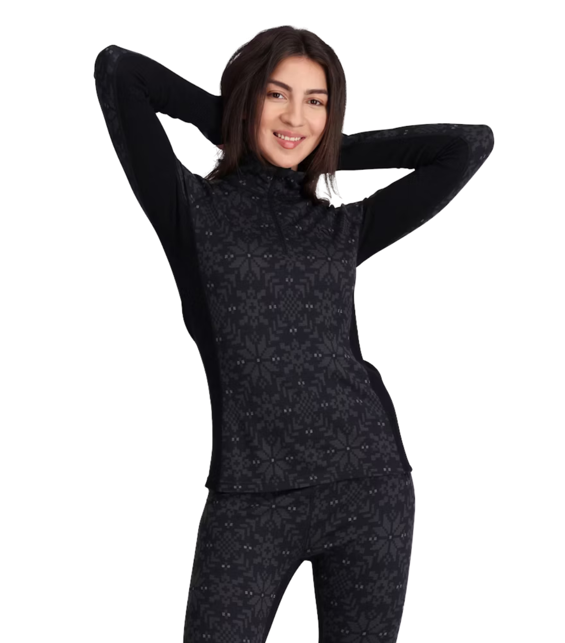 Kari Traa Edith 1/2 Zip Baselayer majica - ženska