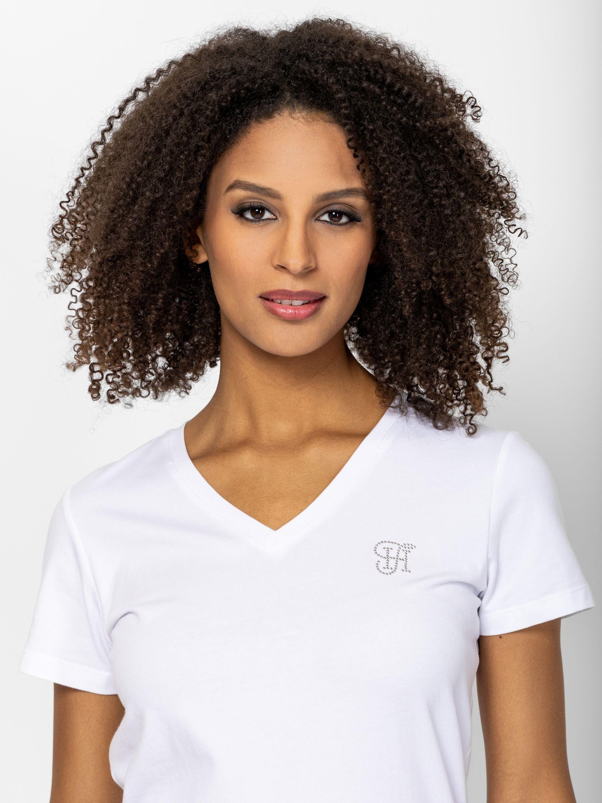 Heavy Tools MAVISI - ženska V-neck T-shirt majica